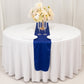 Royal Blue Scuba Polyester Table Runner, Wrinkle Free Table Linen - 12"x108"