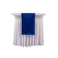 Royal Blue Scuba Polyester Table Runner, Wrinkle Free Table Linen - 12"x108"
