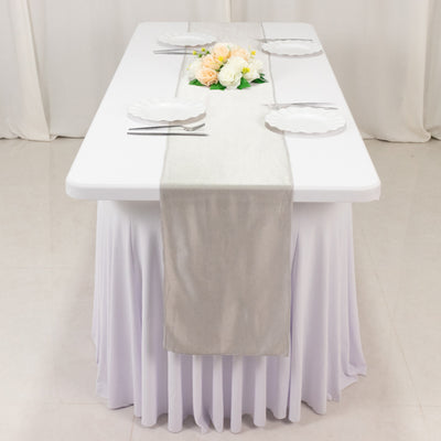 Beautiful Silver Scuba Fabric for Bold Event Décor