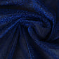 Royal blue sparkling glitter gauze table runner, 27"x120".