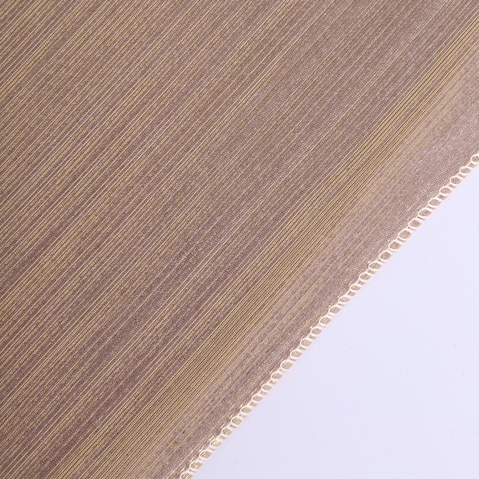 Blush shimmer sequin table runner with a sparkling glitter finish.