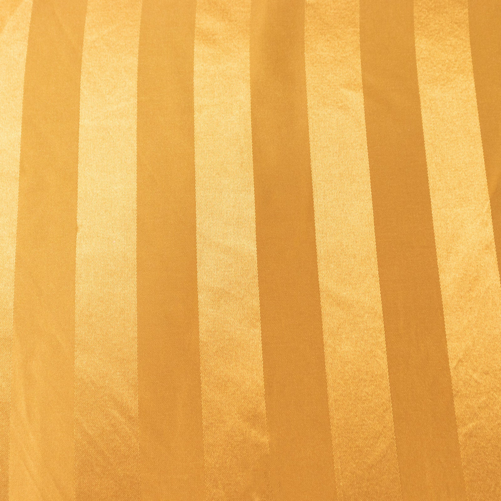 Gold satin stripe table runner, elegant tablecloth runner. #whtbkgd