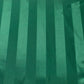 Hunter emerald green satin stripe table runner, elegant decor accent. #whtbkgd