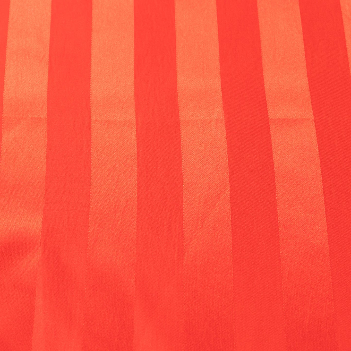 Red satin stripe table runner, elegant design for special occasions. #whtbkgd