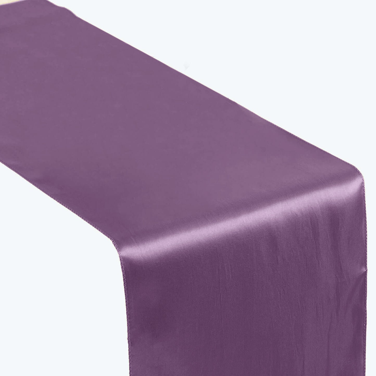Satin Violet Amethyst Table Runner 12 Inch x 108 Inch 