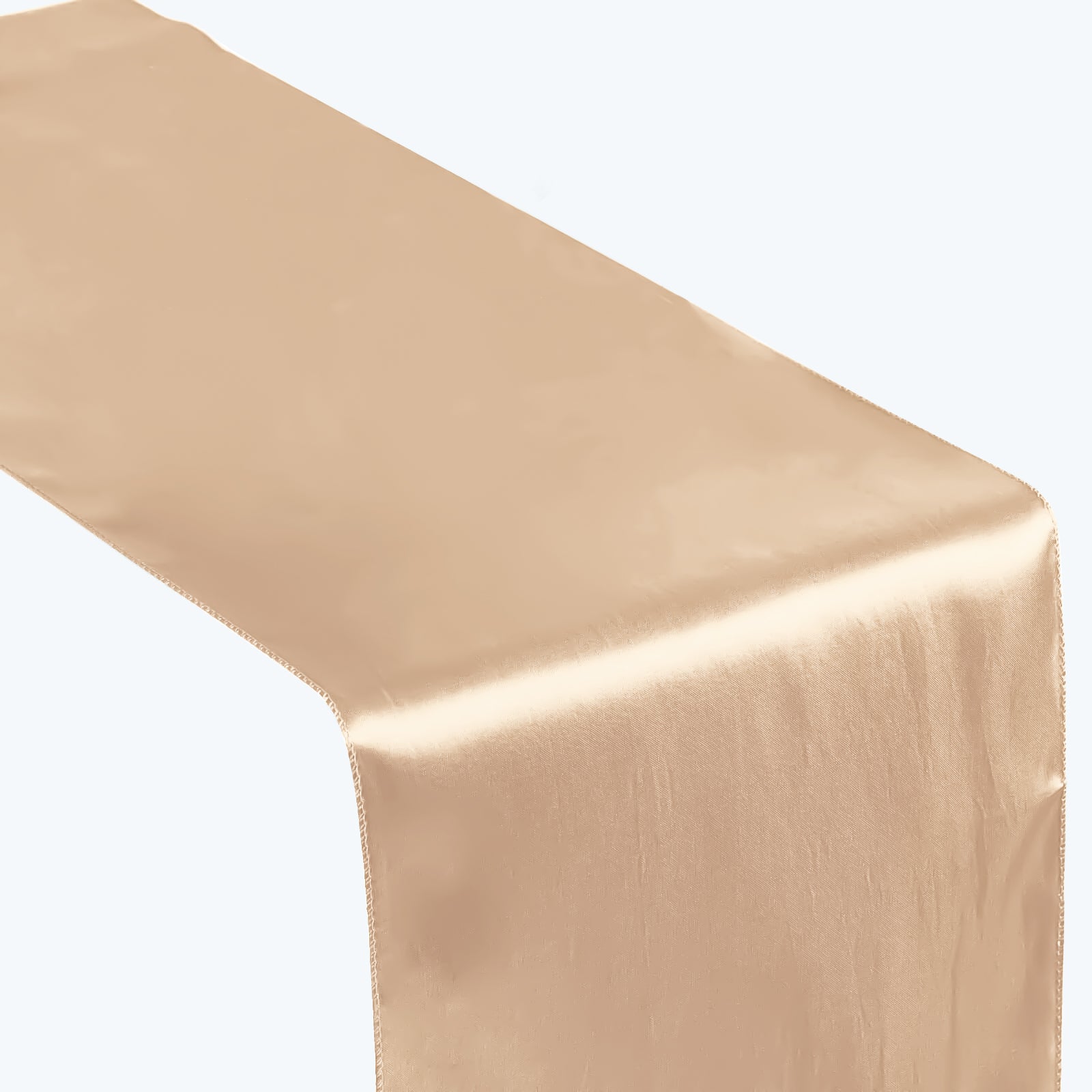 12x108 Inch Satin Table Runner Nude