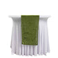 Premium Crushed Velvet 12"x108" Table Runner Dusty Sage Green - Soft & Wrinkle-Resistant Table Linen