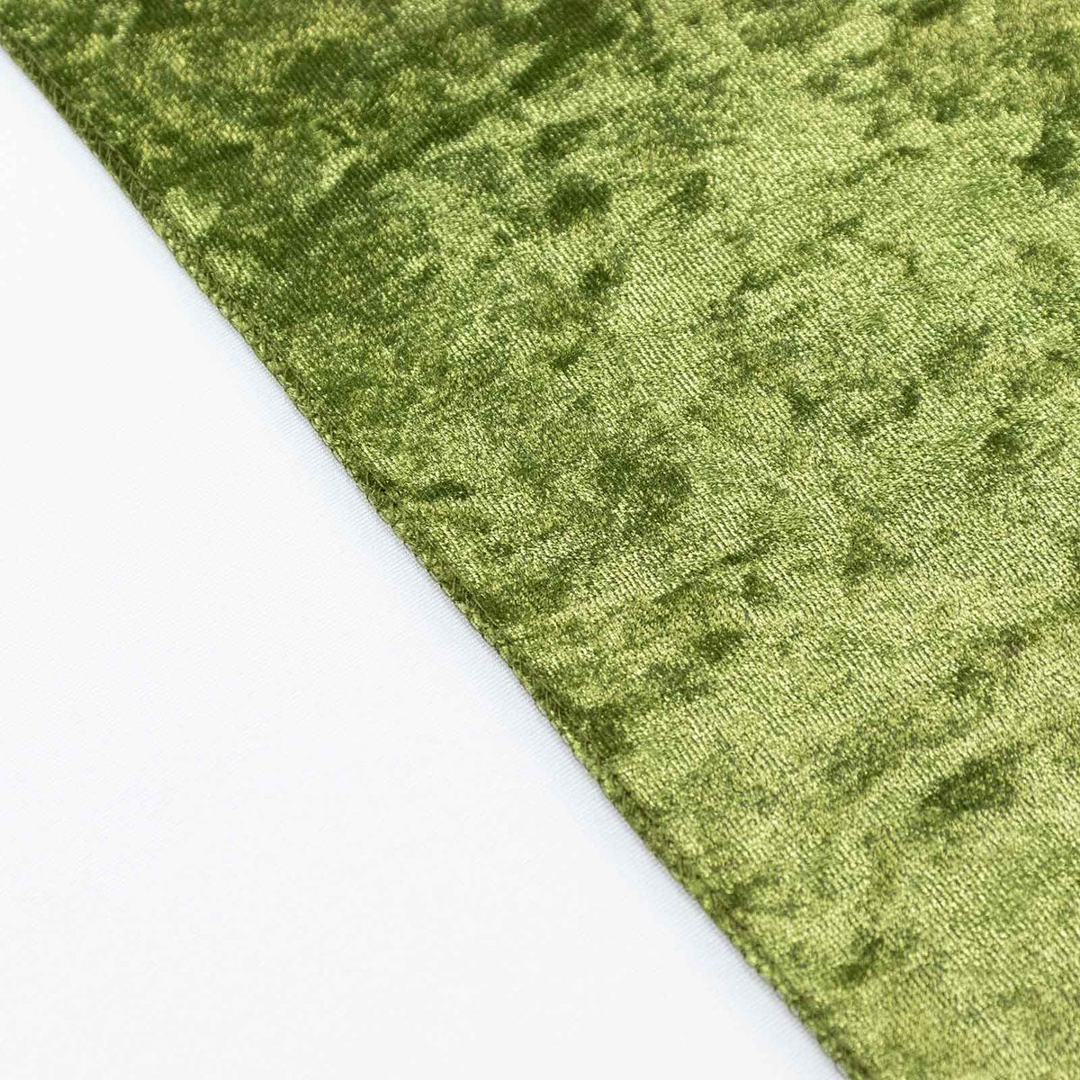 Premium Crushed Velvet 12"x108" Table Runner Dusty Sage Green - Soft & Wrinkle-Resistant Table Linen