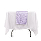 Premium Crushed Velvet 12"x108" Table Runner Lavender Lilac - Soft & Wrinkle-Resistant Table Linen