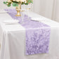 Premium Crushed Velvet 12"x108" Table Runner Lavender Lilac - Soft & Wrinkle-Resistant Table Linen
