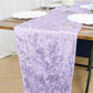 Premium Crushed Velvet 12"x108" Table Runner Lavender Lilac - Soft & Wrinkle-Resistant Table Linen