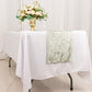 12"x108" Sage Green Premium Crushed Velvet Table Runner - 190GSM
