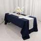 12"x108" White Premium Crushed Velvet Table Runner - 190GSM