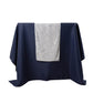 12"x108" White Premium Crushed Velvet Table Runner - 190GSM
