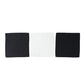 Black and white polyester fabric swatches set (3 pcs)