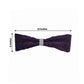 Purple metallic shimmer tinsel spandex chair sash, 5 pack.
