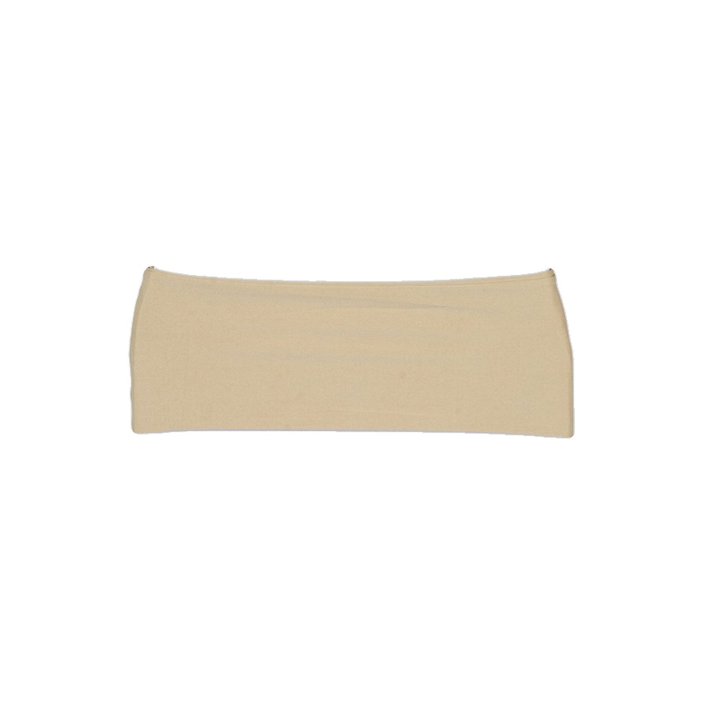 5 pack | 5 inches x 12 inches Champagne Spandex Stretch Chair Sash