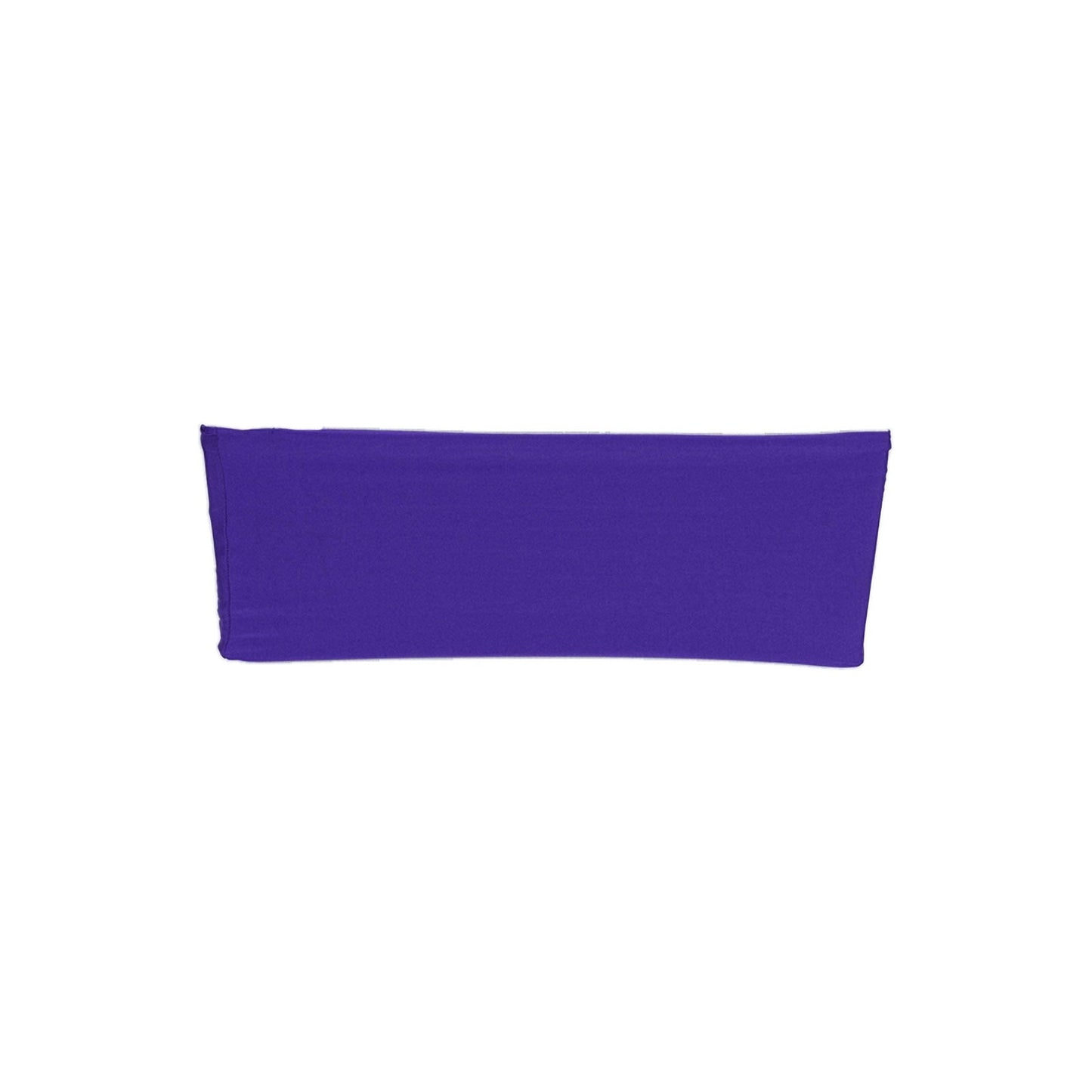 5 pack | 5"x12" Purple Spandex Stretch Chair Sash