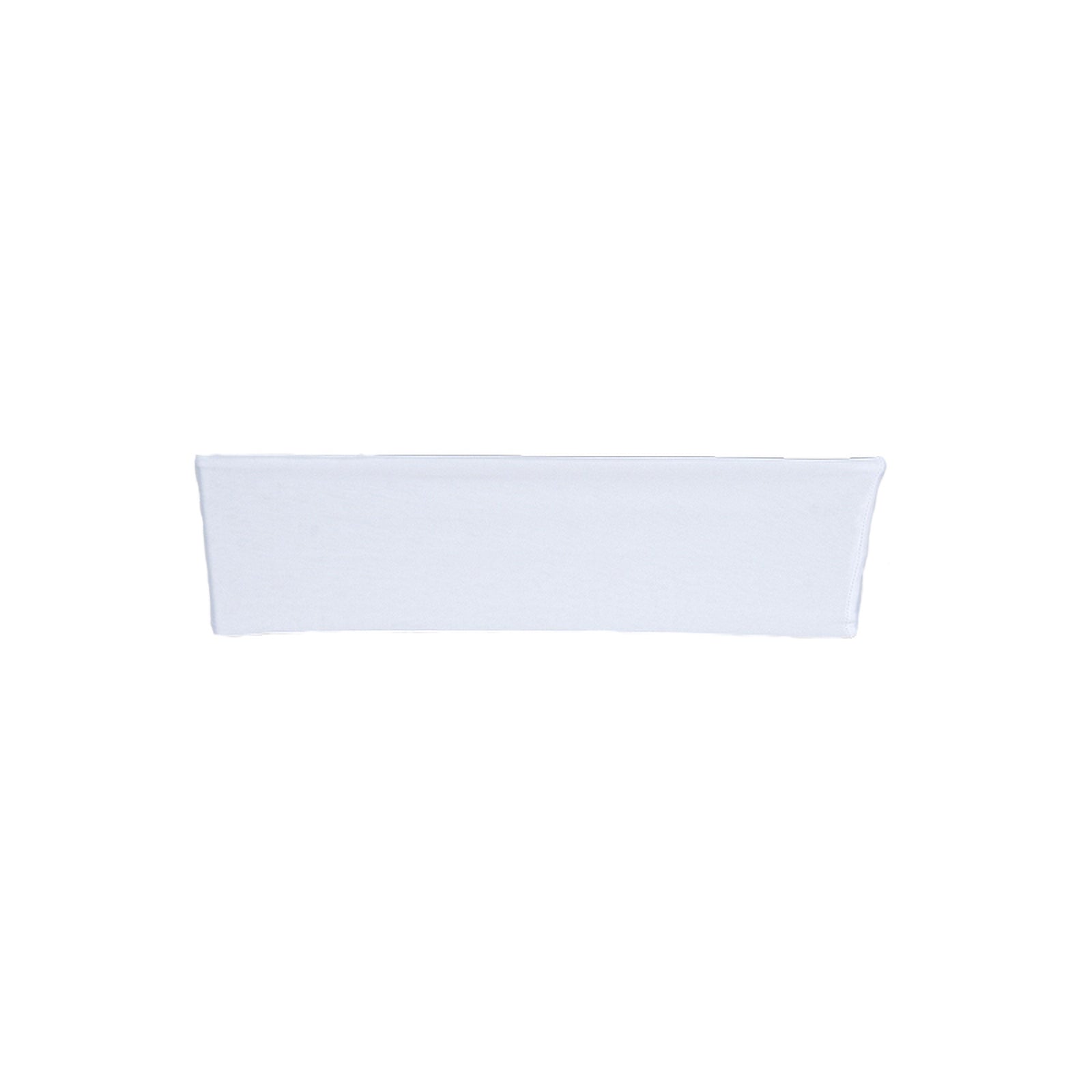 5 pack | 5"x12" White Spandex Stretch Chair Sash