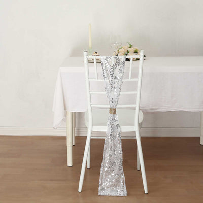 Quality Craftsmanship of Silver Tulle Chair Sashes