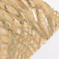 5 Pack Champagne Wave Chair Sash Bands With Embroidered Sequins