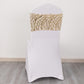 5 Pack Champagne Wave Chair Sash Bands With Embroidered Sequins