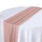 6ft Dusty Rose Chiffon Table Runner