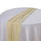6ft Champagne Chiffon Table Runner