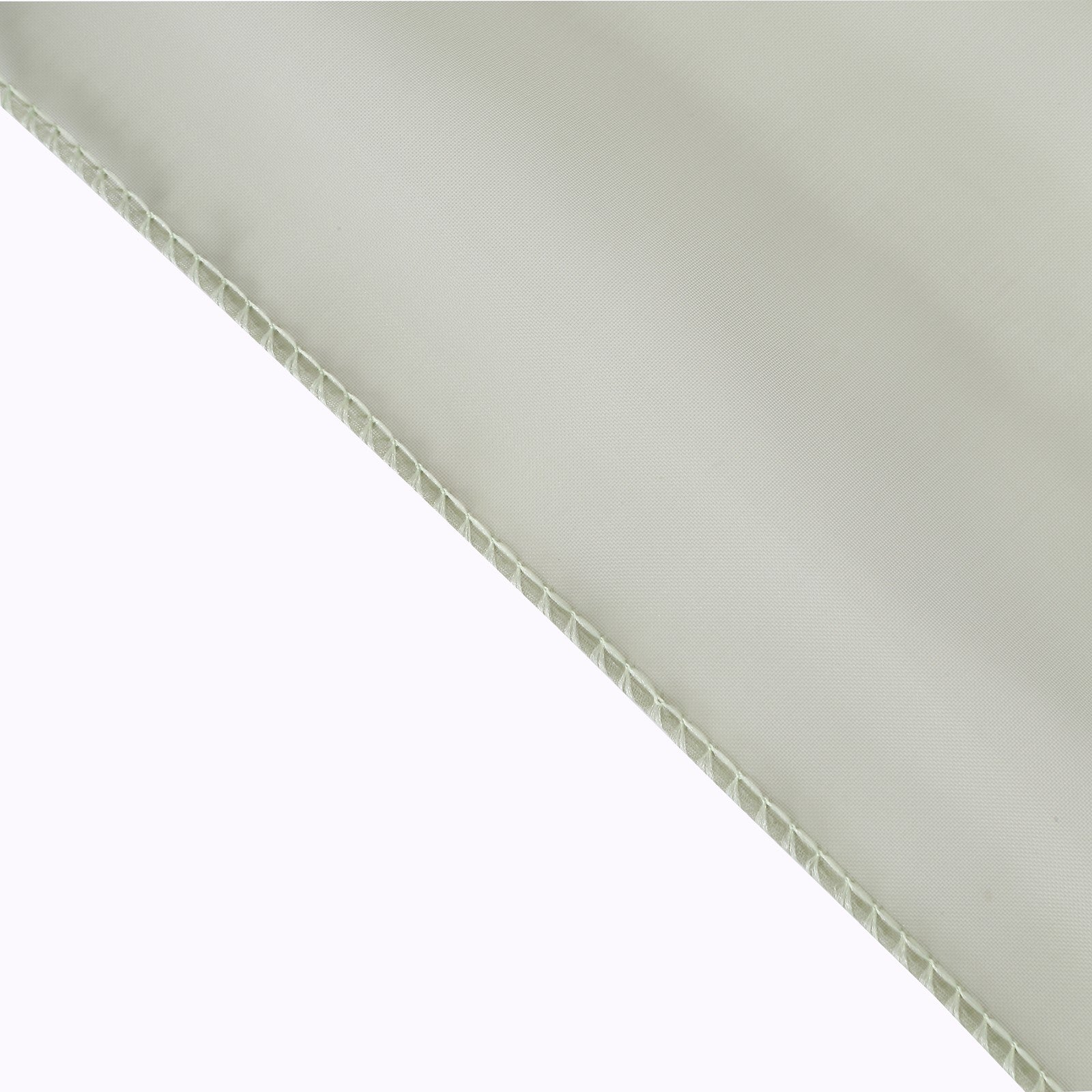 6ft Dusty Sage Green Chiffon Table Runner with elegant stitched edges
