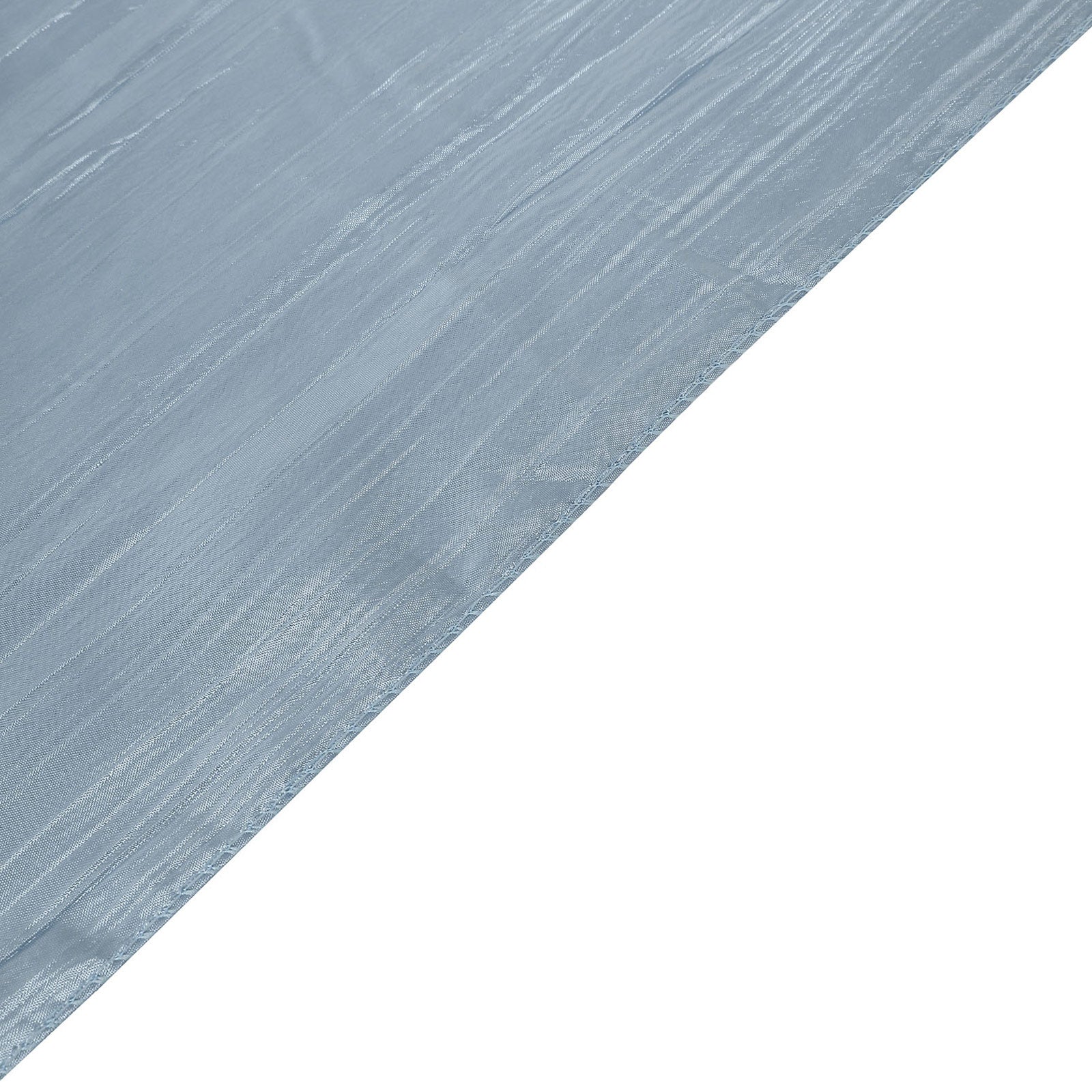 Chair Sashes 5 Pack In 6 Inch x 106 Inch Dusty Blue Accordion Crinkle Taffeta