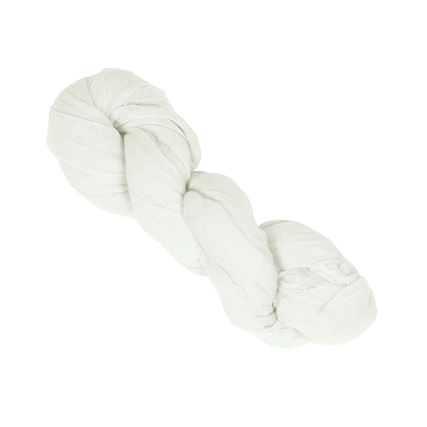 5 Pack | Ivory Gauze Cheesecloth Boho Chair Sashes