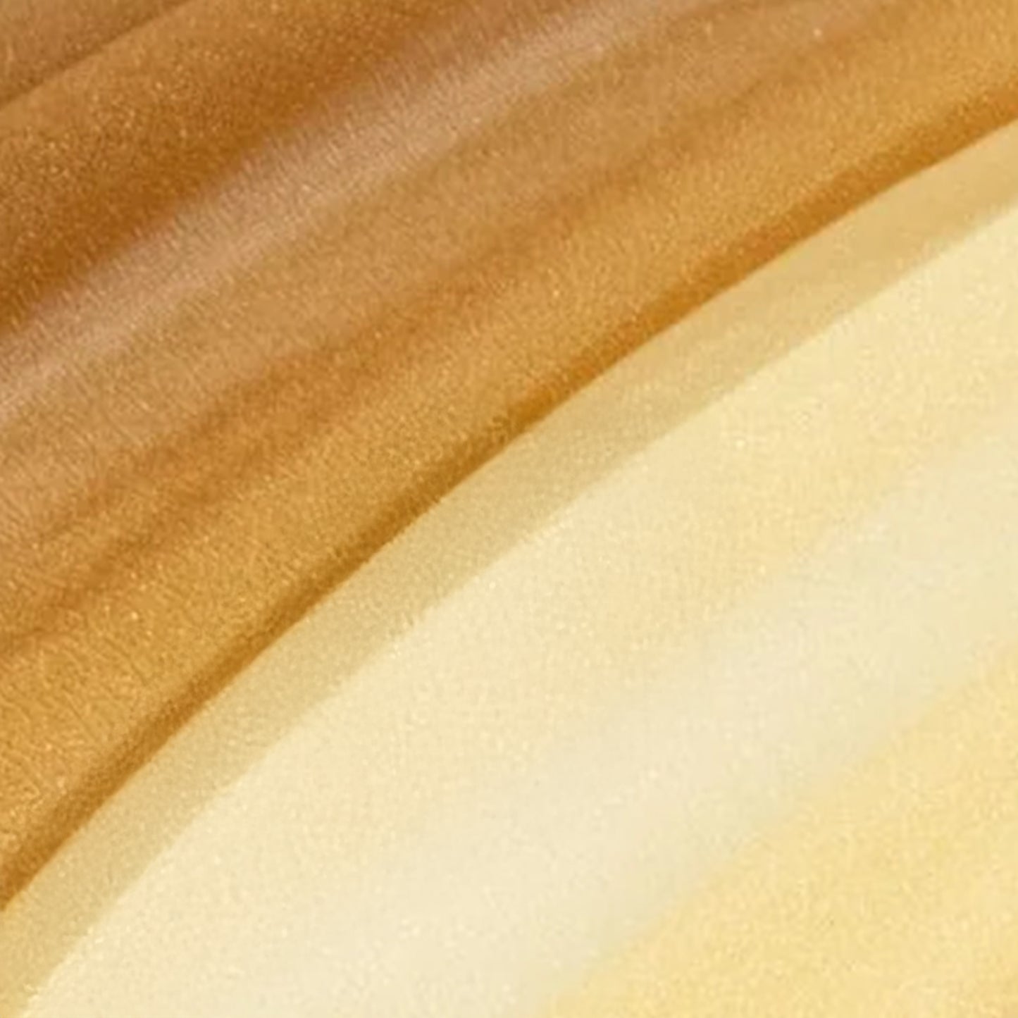 Champagne and gold sheer chair drape decor, 9ft shimmer sash. #whtbkgd