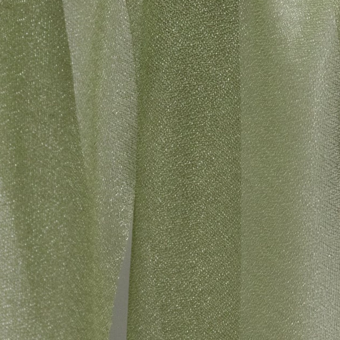 Dusty sage green sheer table runners with shimmer effect. #whtbkgd