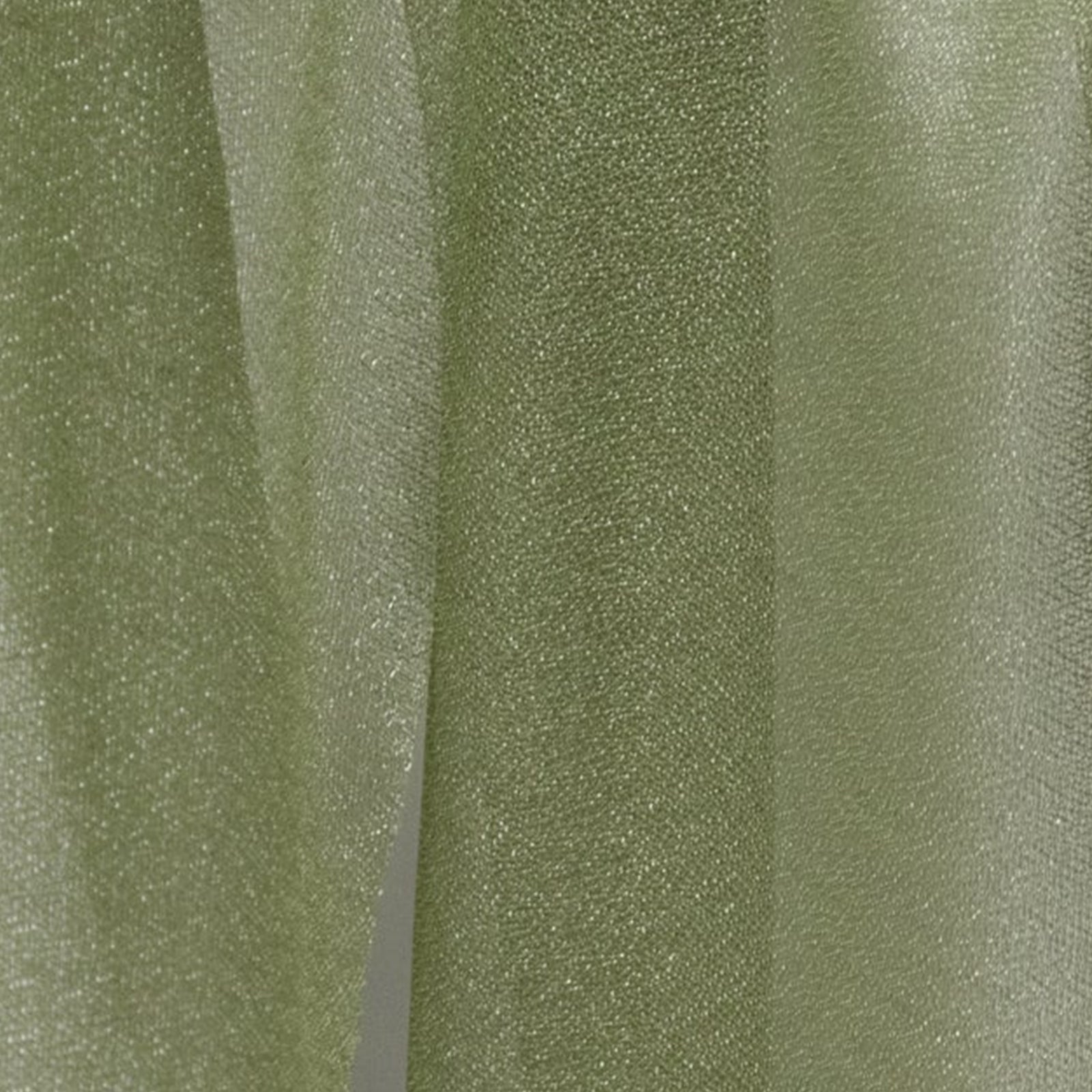 Dusty sage green sheer table runners with shimmer effect. #whtbkgd