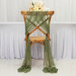 20-Pack Sheer Chair Drape Decor in Dusty Sage Green – 9ft Shimmer Sash, Wrinkle-Free