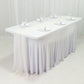 20-Pack 9ft Sheer Table Runners – Ivory Shimmer Sheer Drapes, Wrinkle-Free