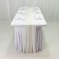 20-Pack 9ft Sheer Table Runners – Ivory Shimmer Sheer Drapes, Wrinkle-Free