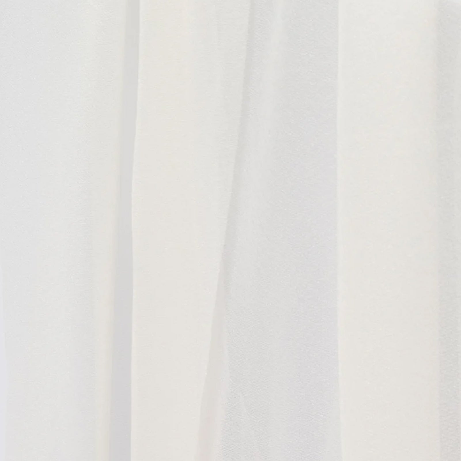 Ivory sheer chair drape with 9ft shimmer sash, wrinkle-free design. #whtbkgd