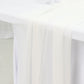 20-Pack 9ft Sheer Table Runners – Ivory Shimmer Sheer Drapes, Wrinkle-Free