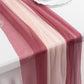 20-Pack 9ft Sheer Table Runners – Mauve/Blush Shimmer Sheer Drapes, Wrinkle-Free