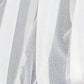 White shimmer sheer table runners draped elegantly. #whtbkgd