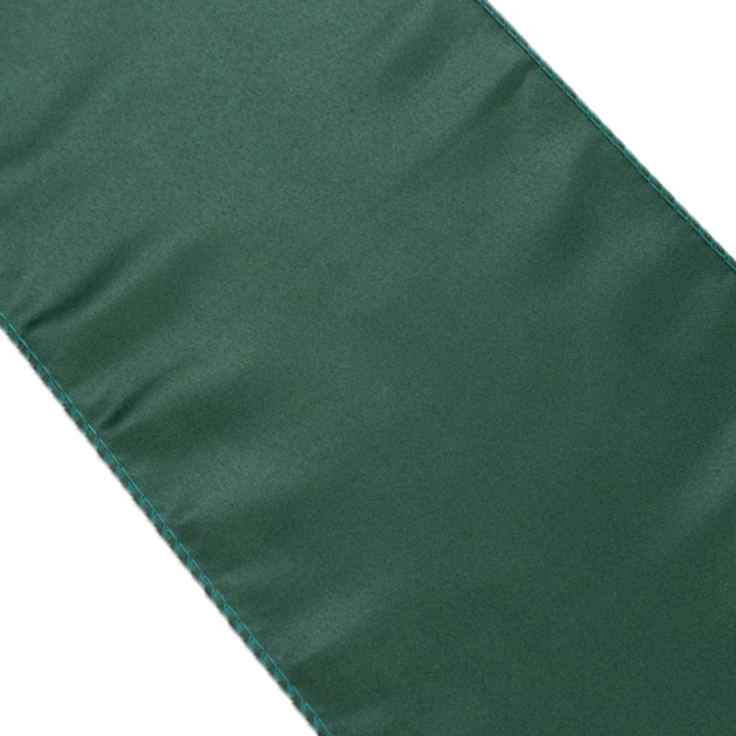 Emerald green satin chair sashes, 6"x106", pack of 5. #whtbkgd