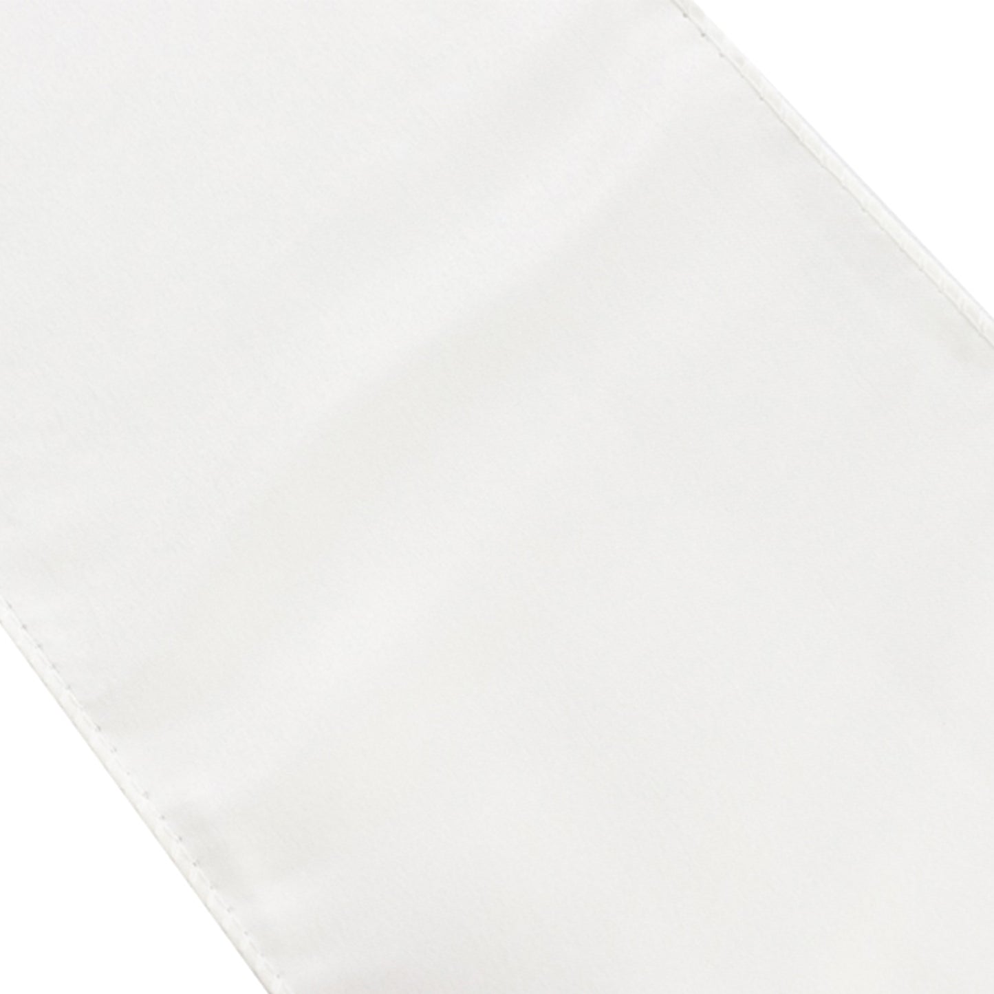 Ivory satin chair sashes, 5 pack, 6"x106" for elegant decor. #whtbkgd