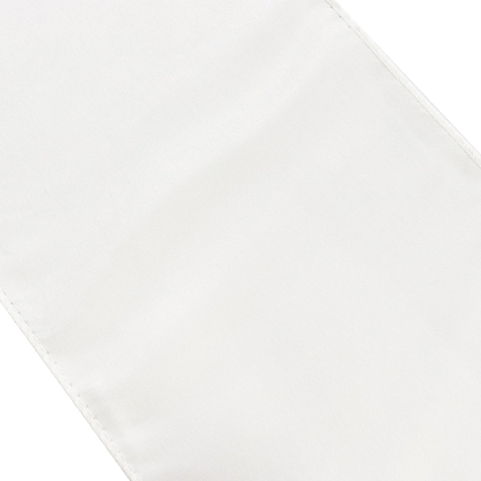 Ivory satin chair sashes, 5 pack, 6"x106" for elegant decor. #whtbkgd
