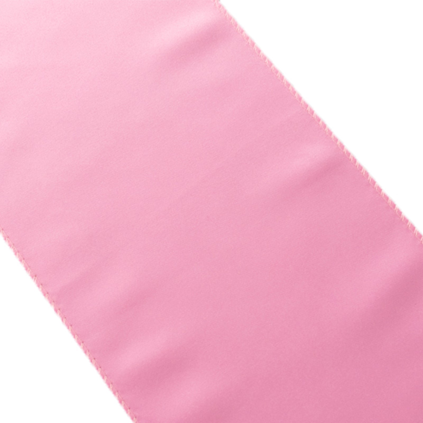 Pink satin chair sashes, perfect for elegant events and decorations. #whtbkgd