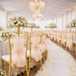 20 Pack Organza Chair Sashes Blush 6"x108" – Reusable Sheer Wedding Chair Bows