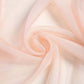 20 Pack Organza Chair Sashes Blush 6"x108" – Reusable Sheer Wedding Chair Bows