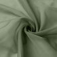 20 Pack Organza Chair Sashes Dusty Sage Green 6"x108" – Reusable Sheer Wedding Chair Bows