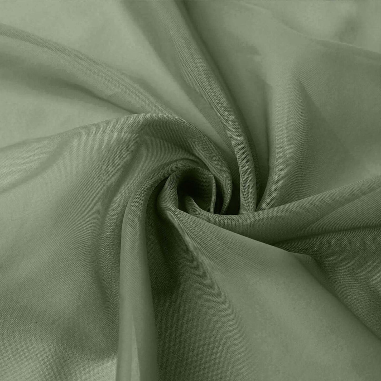 20 Pack Organza Chair Sashes Dusty Sage Green 6"x108" – Reusable Sheer Wedding Chair Bows