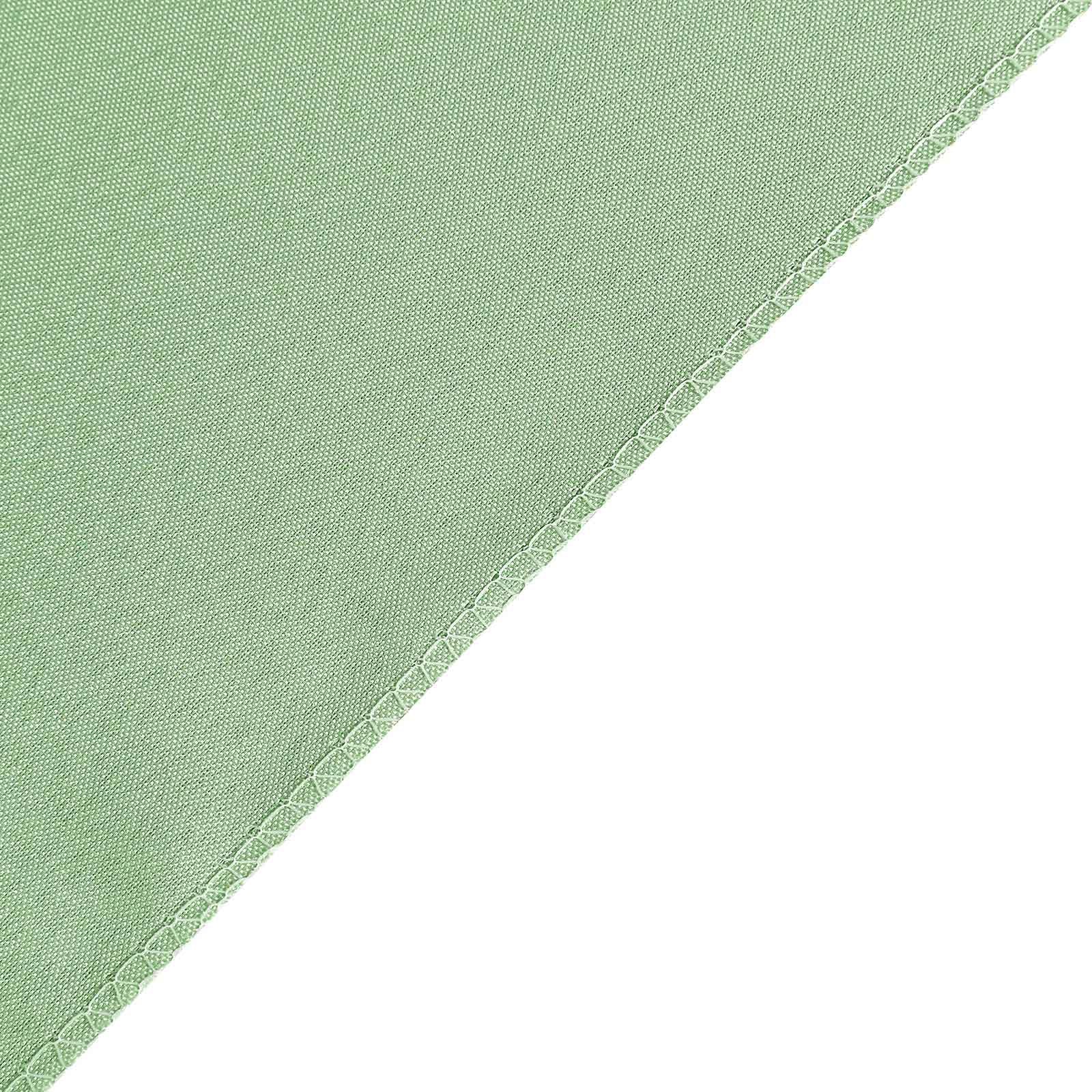 5 PCS | 6inch x 108inch Sage Green Polyester Chair Sash